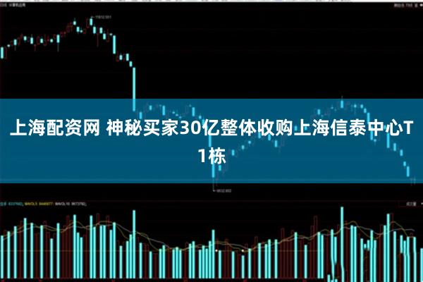 上海配资网 神秘买家30亿整体收购上海信泰中心T1栋